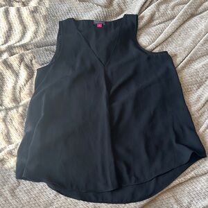 Vince Camuto Sleeveless Black Blouse